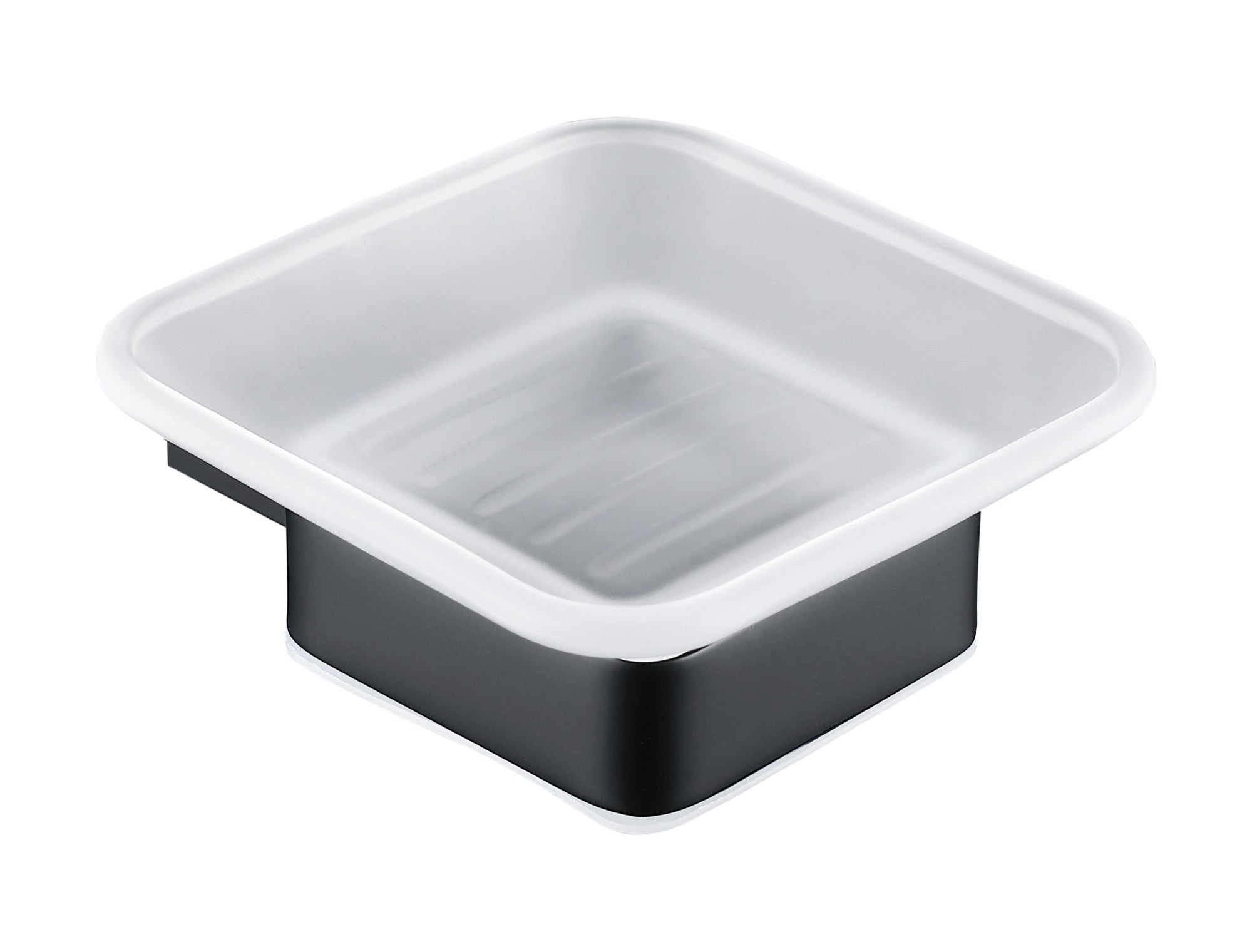 Denby Soap dish & holder - Matt Black
