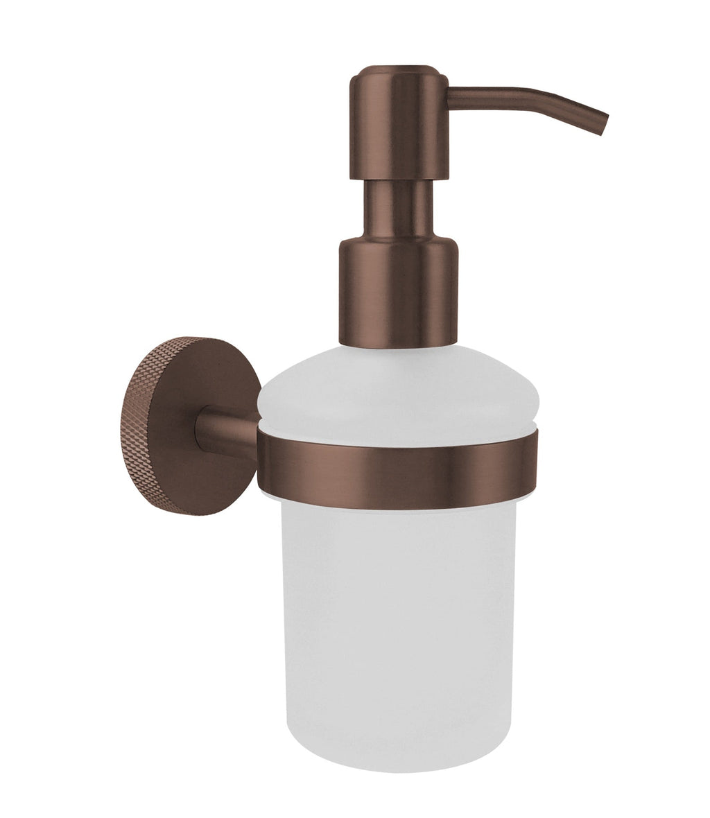 Galby Soap dispenser and holder - Brushed Bronze