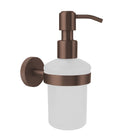 Galby Soap dispenser and holder - Brushed Bronze