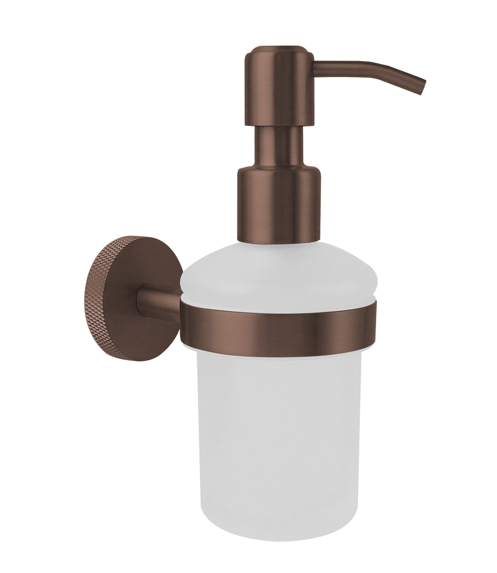 Galby Soap dispenser and holder - Brushed Bronze